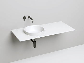 Раковина из искусственного камня S-Stone Salini MAREA 1802203MF 40х40 полувстраиваемая цвет мультиколор